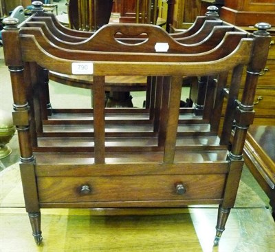 Lot 790 - A mahogany Canterbury