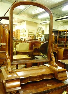 Lot 809 - Large Victorian toilet mirror