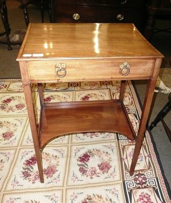 Lot 810 - Mahogany and tulipwood banded side table