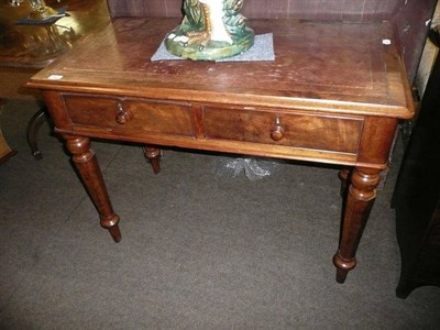 Lot 822 - Victorian mahogany writing table