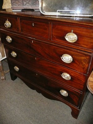 Lot 828 - Mahogany four height chest of drawers