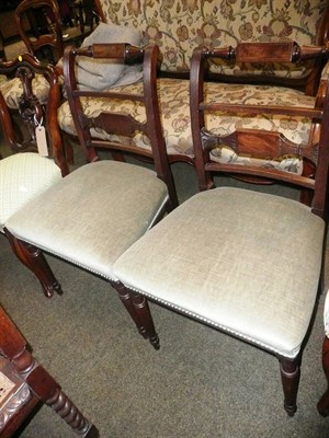 Lot 853 - A pair of dining chairs