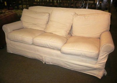 Lot 860 - Modern three-seater settee