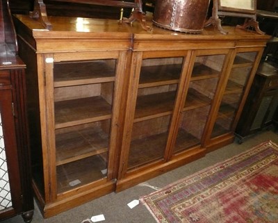 Lot 922 - Victorian glazed bookcase