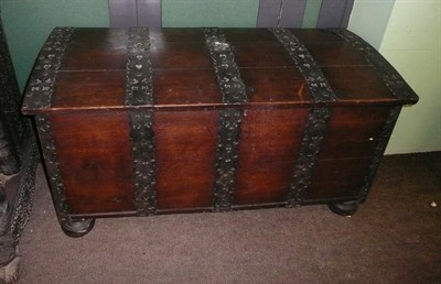 Lot 967 - Oak and Iron bound trunk