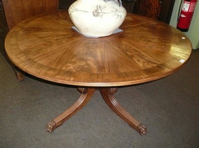 Lot 970 - Mahogany circular table