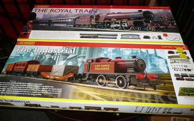 Lot 1002 - Two Boxed Hornby 'OO' Gauge Electric Train Sets - The Royal Train R1057 and The Industrial R1088