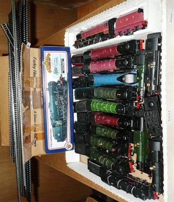 Lot 1011 - Sixteen 'OO' Gauge Locomotives, including Hornby - 'Duchess of Sutherland', 'City of...