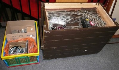 Lot 1022 - A Collection of 'OO' Gauge Trains and Accessories, including a boxed Hornby Dublo Co-Co...