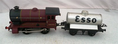 Lot 1026 - A Boxed Hornby 'O' Gauge Clockwork 0-4-0 Type 501 Locomotive No.5600, in LMS maroon and black...