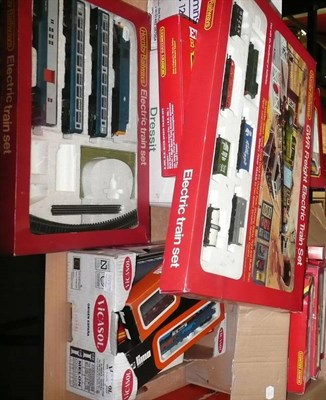 Lot 1027 - A Collection of Boxed Hornby 'OO' Gauge Trains and Accessories, including B.R. High Speed Train Set