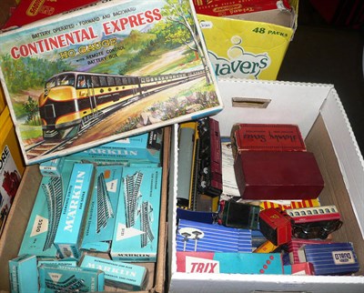 Lot 1037 - Mixed Trains, including a boxed Hornby Dublo Tank Goods Set EDG17, Royal Mail Set and...