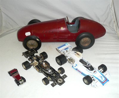 Lot 1050 - A Large Scale Diecast and Tinplate Promotional Model of a Ferrari 500 F2 by Toschi, Italy,...