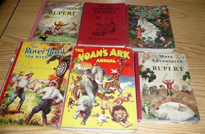 Lot 1062 - The First Four Daily Express Rupert Annuals, no dust jackets - The New Adventures of Rupert...