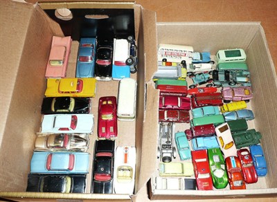 Lot 1105 - A Collection of Unboxed Diecast Vehicles, mainly cars, makers include Dinky, Corgi and Matchbox