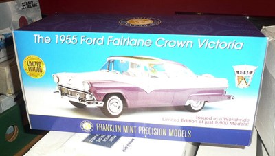 Lot 1109 - Fifteen Boxed Franklin Mint Precision Diecast Cars - 1929 Rolly Royce Phantom 1, 1960 Chevy Impala