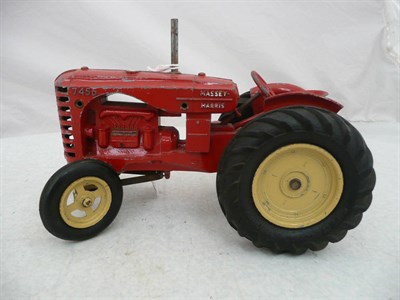 Lot 1113 - A Lesney Diecast Massey Harris 745D Tractor, with red body, cream hubs and black rubber tyres