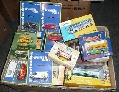 Lot 1122 - A Mixed Collection of Boxed Corgi Vehicles, including three Aviation Archive aircraft, Fighting...