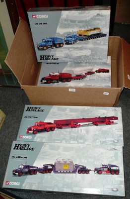 Lot 1129 - Four Boxed Corgi Limited Edition Heavy Haulage Vehicles:- A.L.E. Scammell Contractor No.31013;...