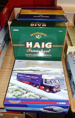 Lot 1134 - Six Boxed Corgi Limited Edition Hauliers of Renown Sets:- Benton Brothers, Boston & Immingham...