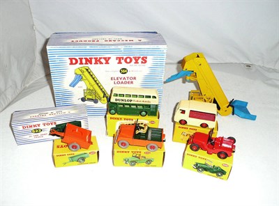 Lot 1148 - Six Boxed Dinky Vehicles - Land-rover No.340, Universal Jeep No.405, Electric Dairy Van No.490,...