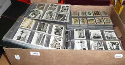 Lot 1183 - A Large Collection of Cigarette Card Sets and Part Sets, makers include Wills, Players,...