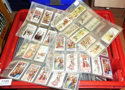 Lot 1195 - A Collection of Wills Cigarette Card Sets and Part Sets, some early issues, including soldiers,...