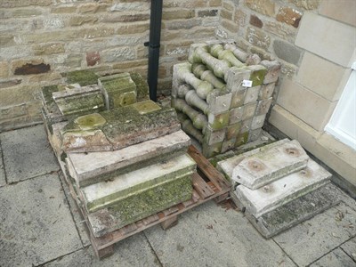 Lot 1506 - Quantity of concrete balustrade