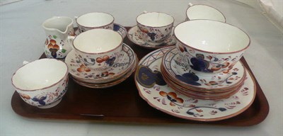 Lot 45 - Allerton 'Gaudy Welsh' tea set