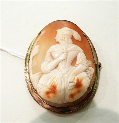 Lot 70 - A cameo brooch