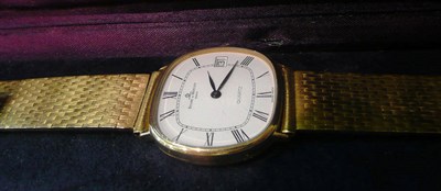 Lot 86 - A gents Baume & Mercier 18ct gold wristwatch