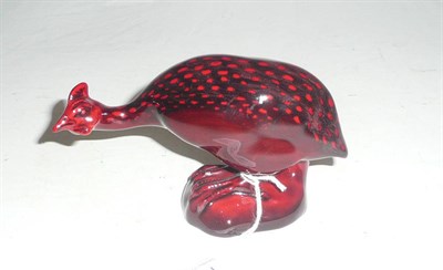 Lot 132 - Doulton flambe guinea fowl by Noke