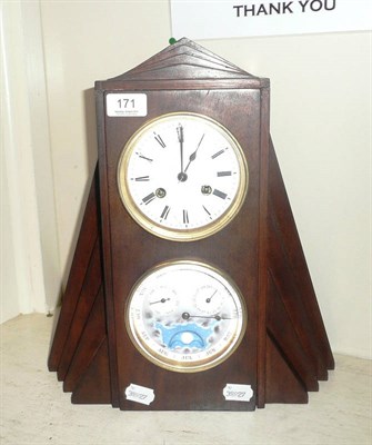 Lot 171 - Mahogany-cased moon phase regulator