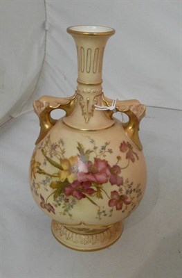 Lot 179 - Royal Worcester two-handled vase