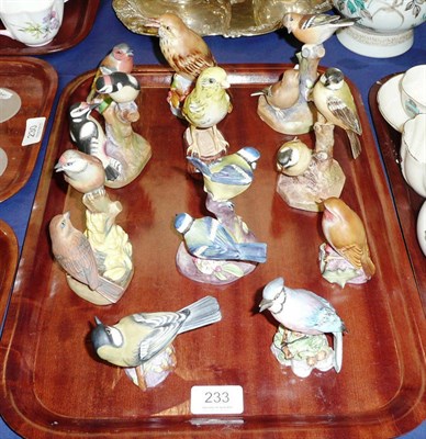 Lot 233 - Ten Royal Worcester birds and a Goebels bird (11)