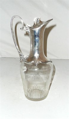 Lot 236 - WMF plated and glass decanter