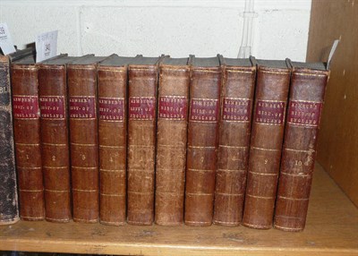 Lot 340 - Kimber (Mr)  The History of England, As Well Ecclesiastical as Civil ..., 1766-7,  8 volumes in...