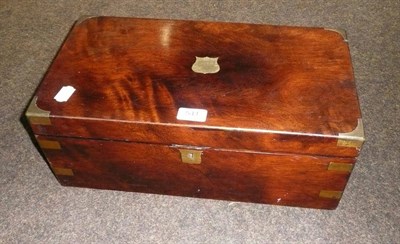 Lot 541 - Mahogany writing box