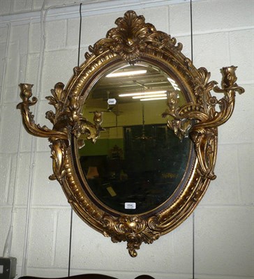 Lot 694 - Pair of gilt mirrors