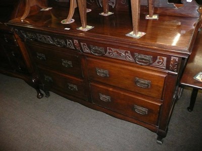 Lot 710 - Late Victorian sideboard