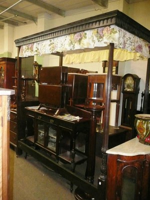 Lot 714 - A four poster single bed