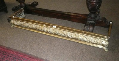 Lot 752 - Brass fender