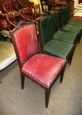 Lot 785 - A set of six mahogany chairs