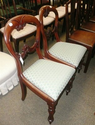 Lot 790 - Pair of early Victorian chairs