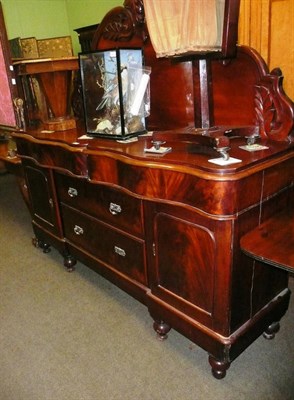 Lot 843 - Victorian mahogany sideboard