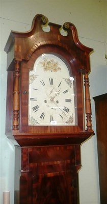 Lot 874 - A 19th century longcase clock