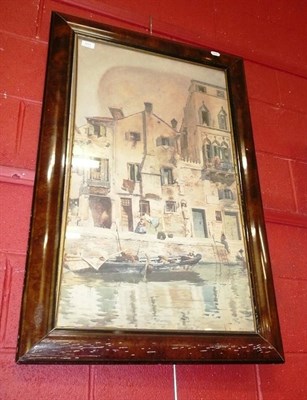 Lot 931 - Venetian watercolour by Vittore Zanetti Zilla