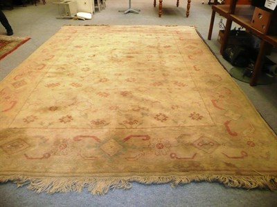 Lot 1046 - Large Turkish carpet, Ushak style carpet with all over design