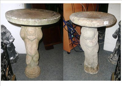 Lot 1058 - Two bird baths