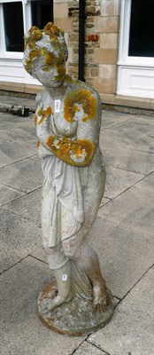 Lot 1063 - Garden statue of a maiden